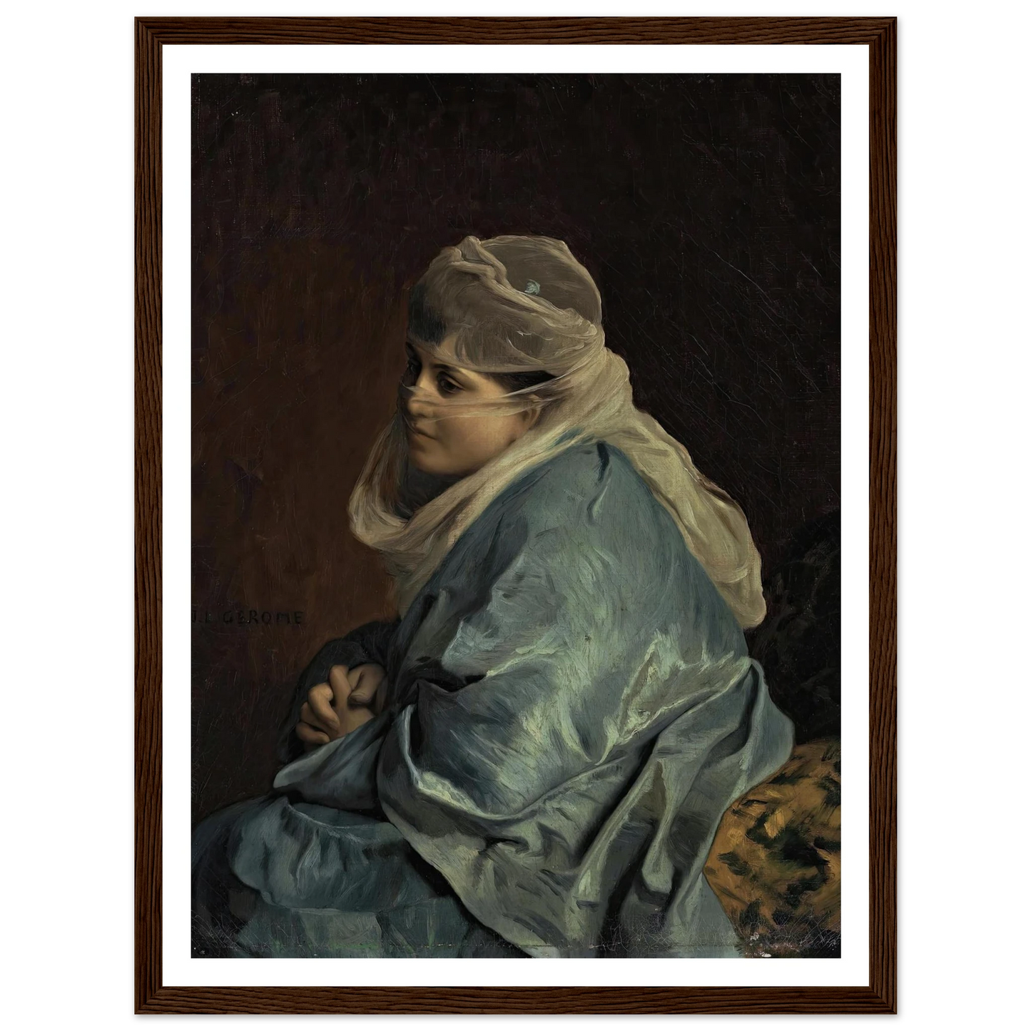 Woman of Constantinople Art Print | Jean Leon Gerome-Quipham Collections