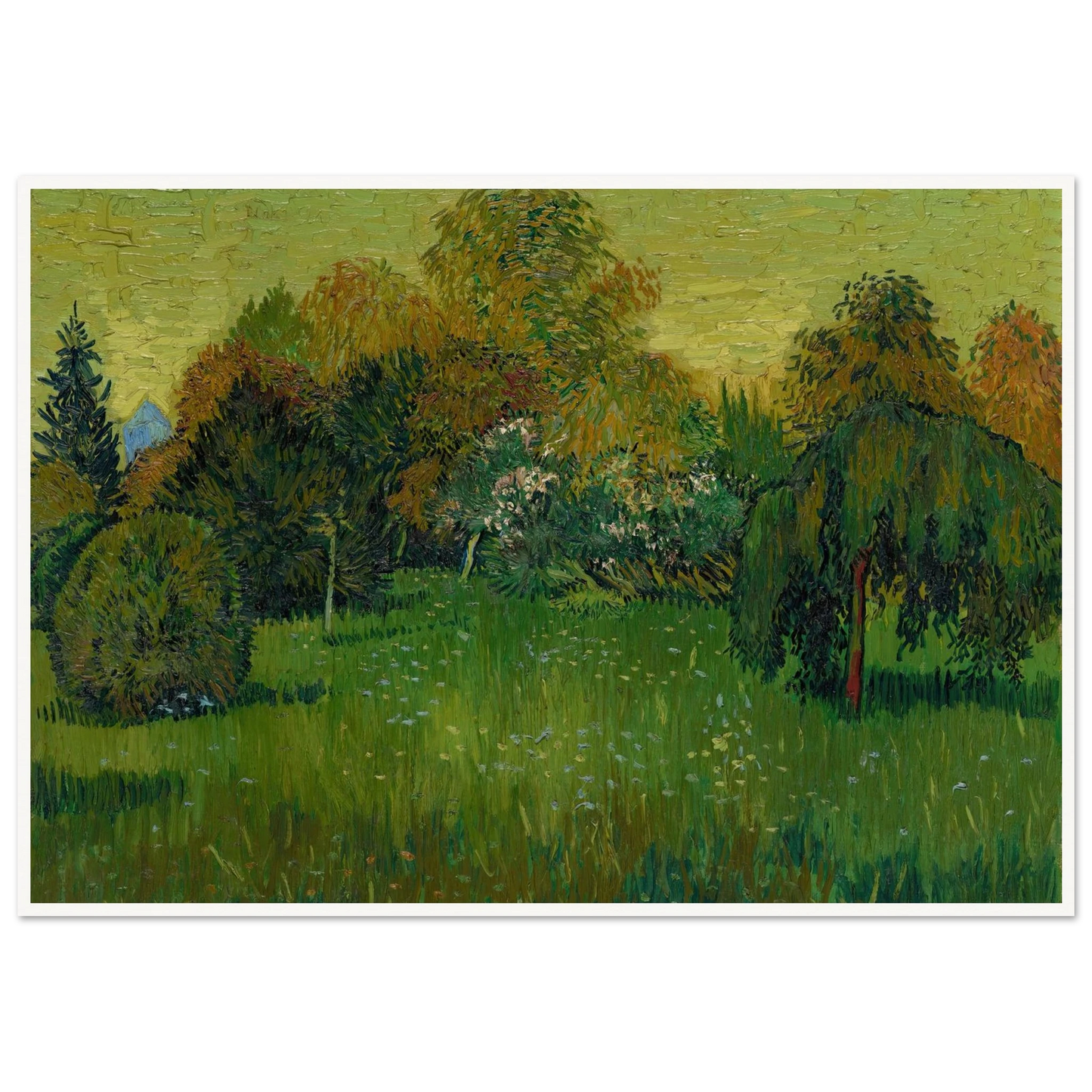 The Poet’s Garden (1888) Art Print | Vincent van Gogh-Quipham Collections