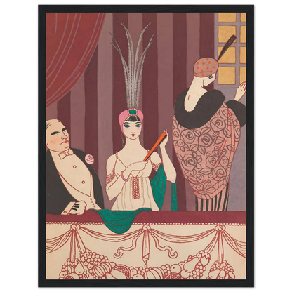 La Loge (1914) Art Print | George Barbier-Quipham Collections