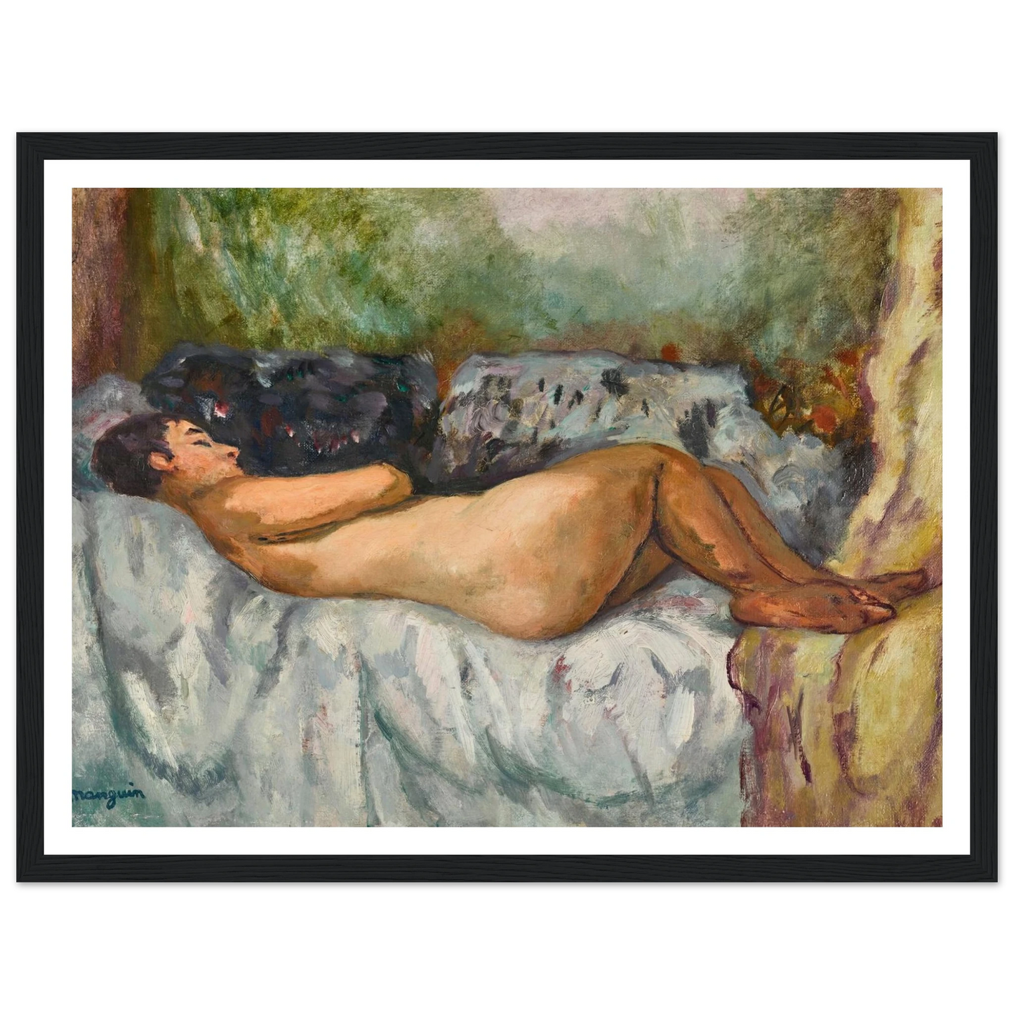 Jeanne; Nu allongé (1931) Art Print | Henri Manguin-Quipham Collections