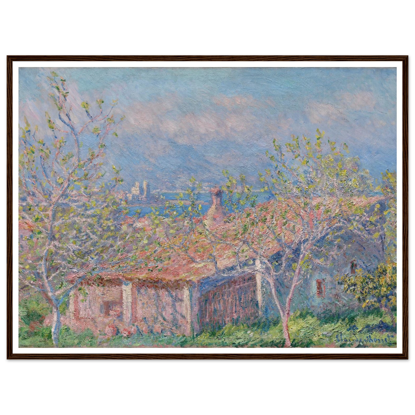 Gardener’s House at Antibes (1888) Art Print | Claude Monet-Quipham Collections
