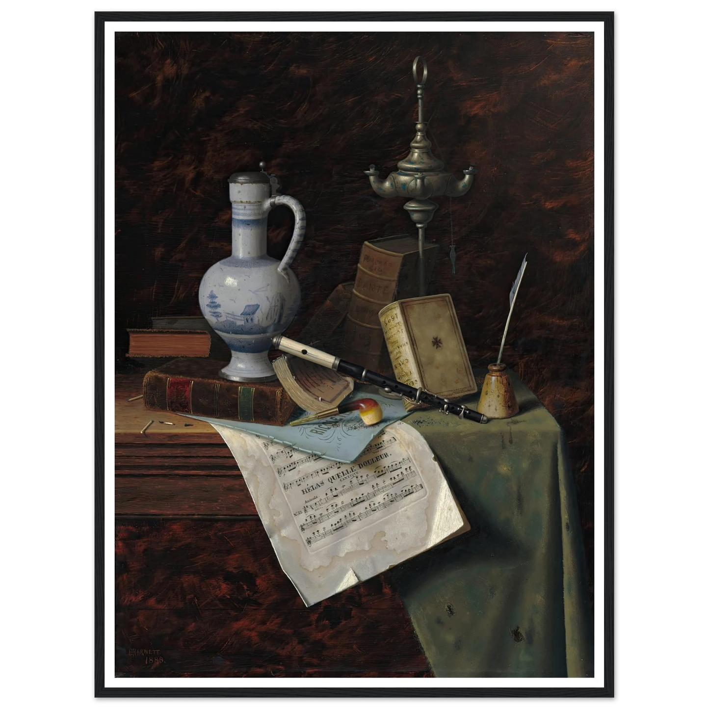 My Gems (1888) Art Print | William Michael Harnett-Quipham Collections