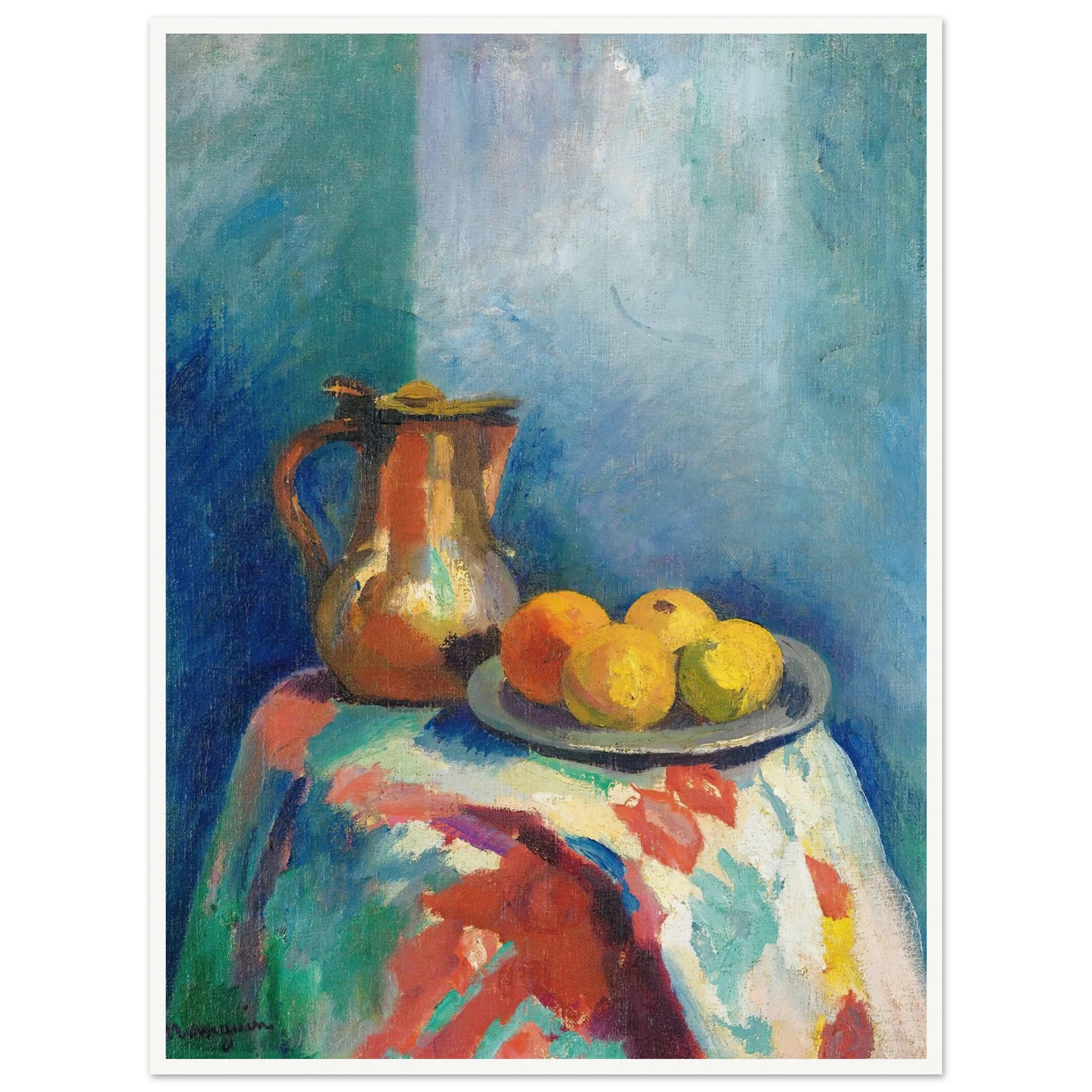 Nature Morte Au Pichet En Cuivre (circa 1902-03) Art Print | Henri Manguin-Quipham Collections