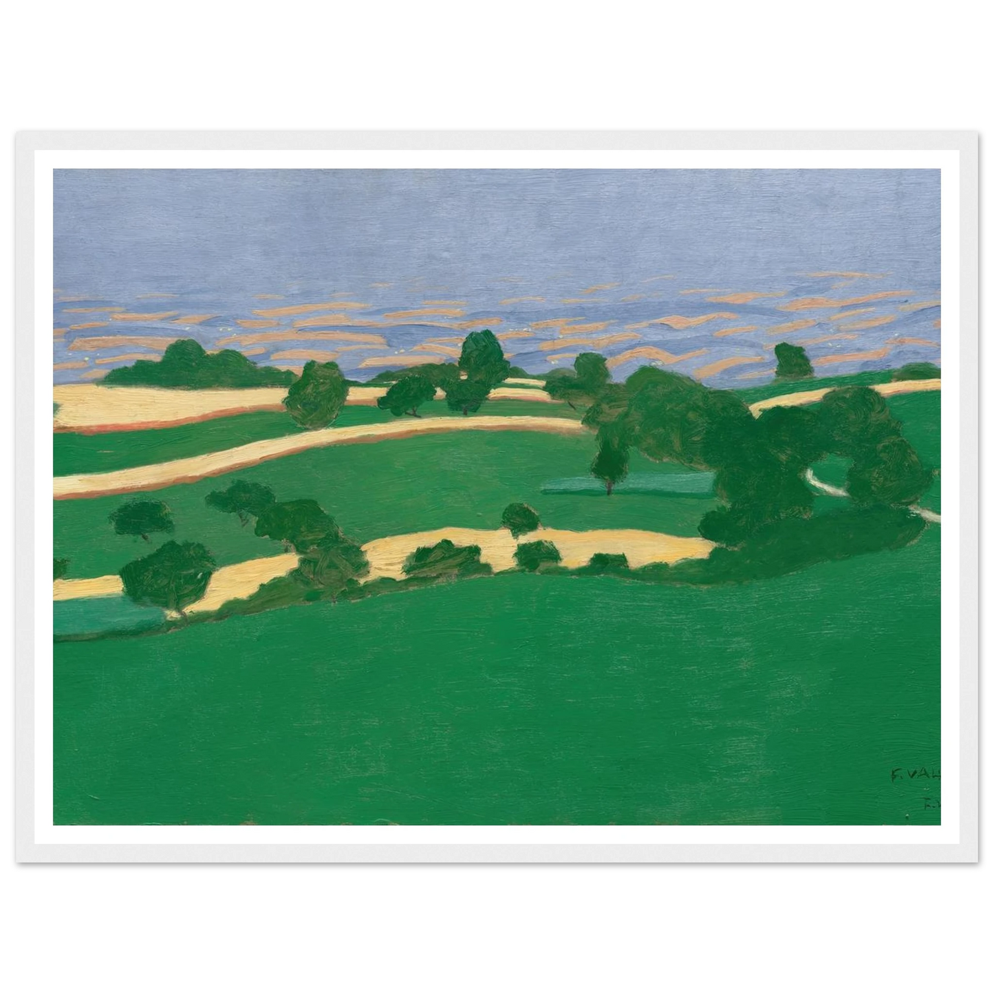 Corn Fields (1900) Art Print | Felix Vallotton-Quipham Collections