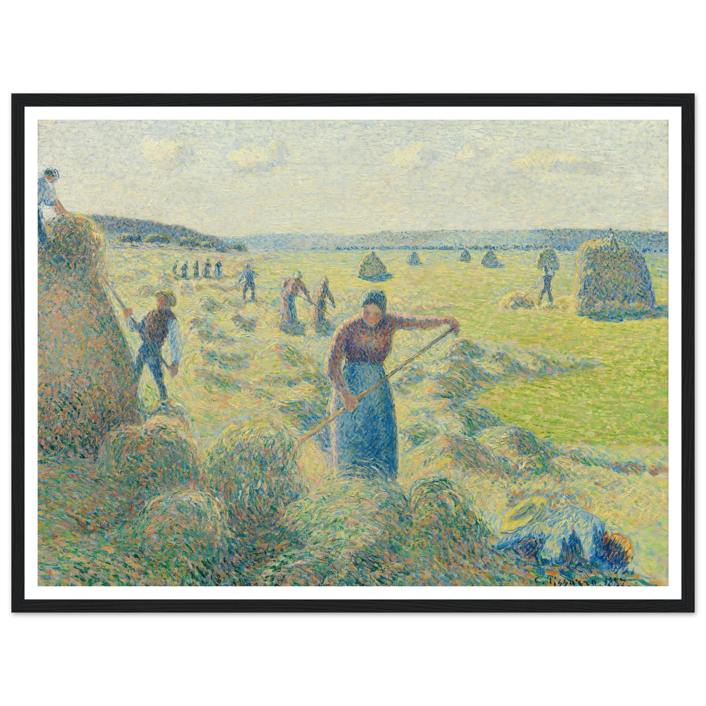 La Récolte des Foins, Éragny Art Print | Camille Pissarro-Quipham Collections