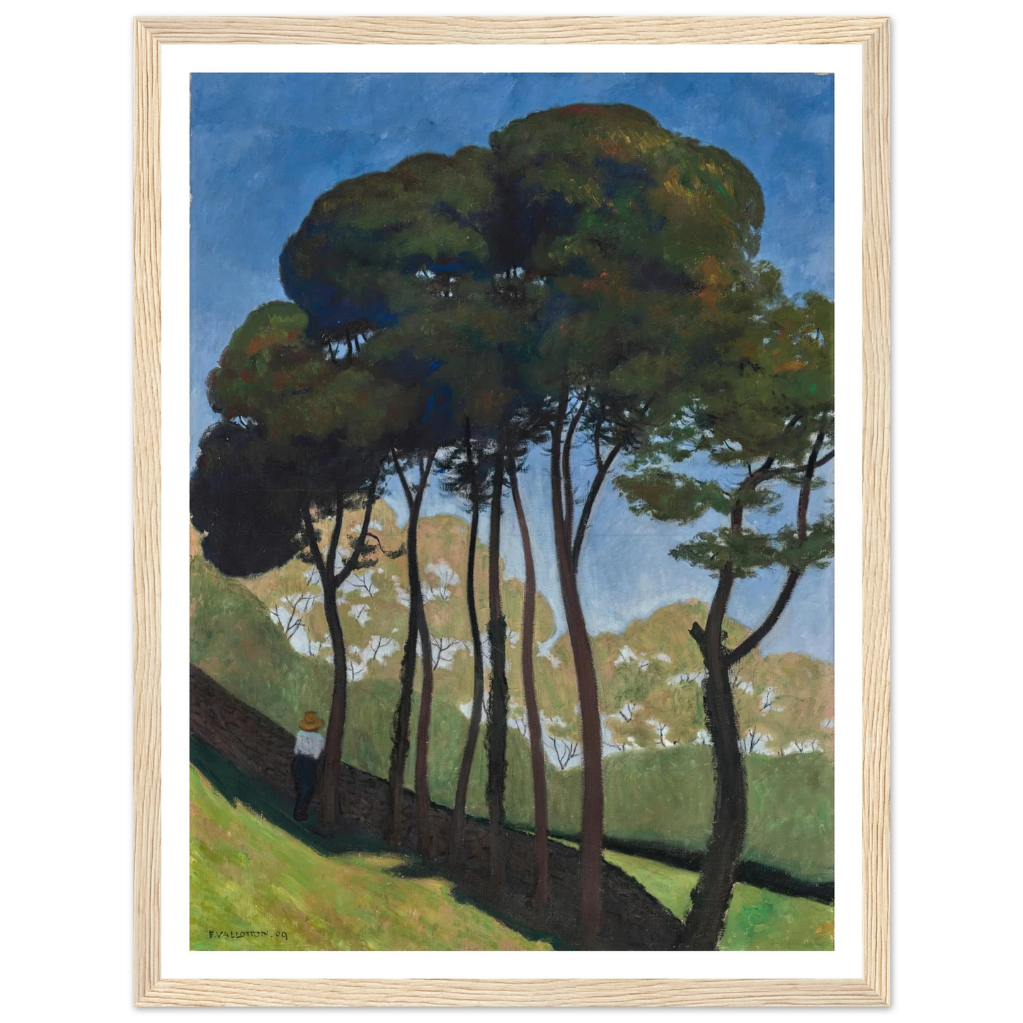 Les Grands Arbres, environs d’Honfleur (1909) Art Print | Felix Vallotton-Quipham Collections