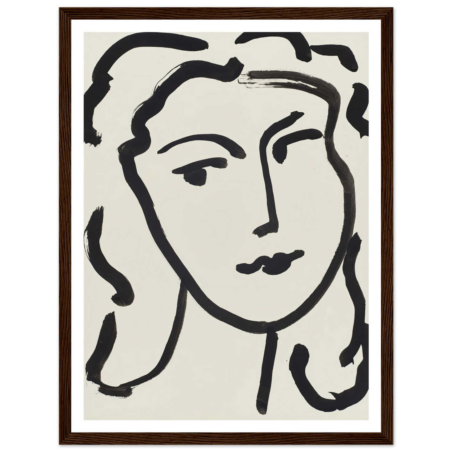 Visage de femme (1948) Art Print | Henri Matisse-Quipham Collections