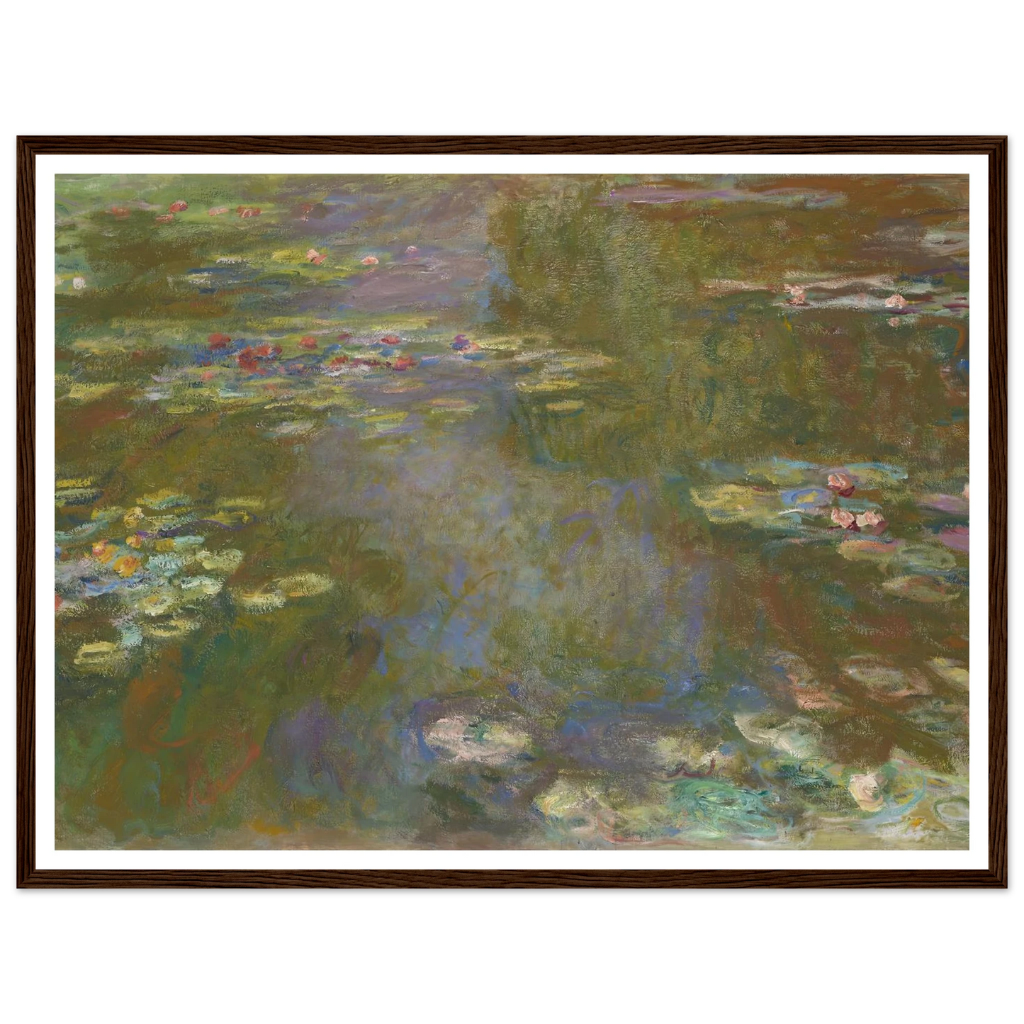 Water Lily Pond (1917-19) Art Print | Claude Monet-Quipham Collections
