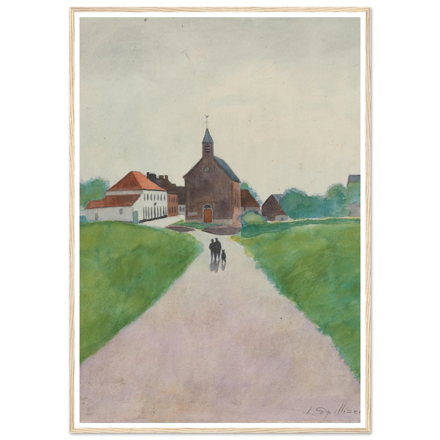 Au temps que Nanette était perdue pl. 4 (1931) Art Print | Leon Spilliaert-Quipham Collections