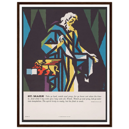 St. Mark (1962) Art Print | Joseph Binder-Quipham Collections