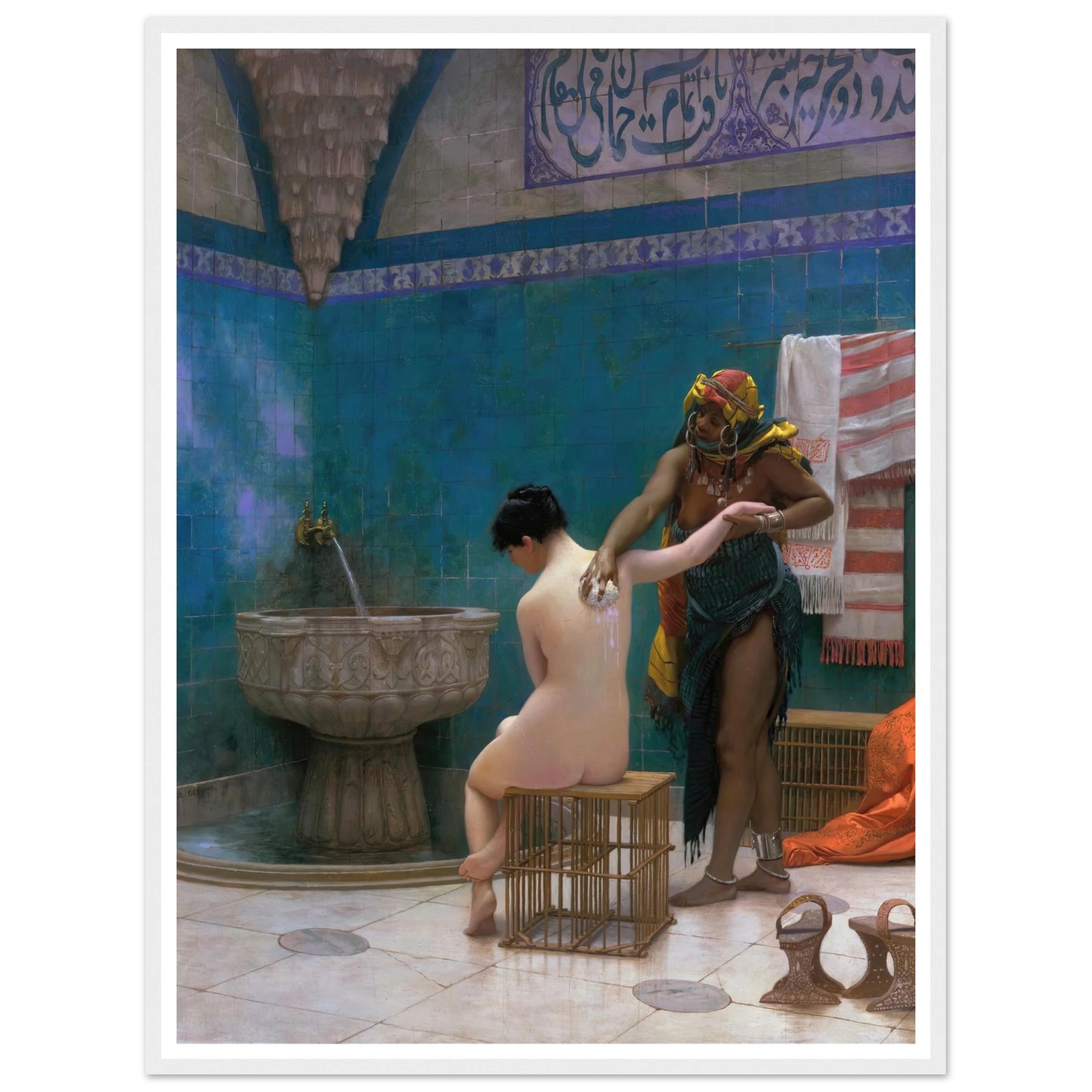 The Bath (circa 1880–1885) Art Print | Jean Leon Gerome-Quipham Collections