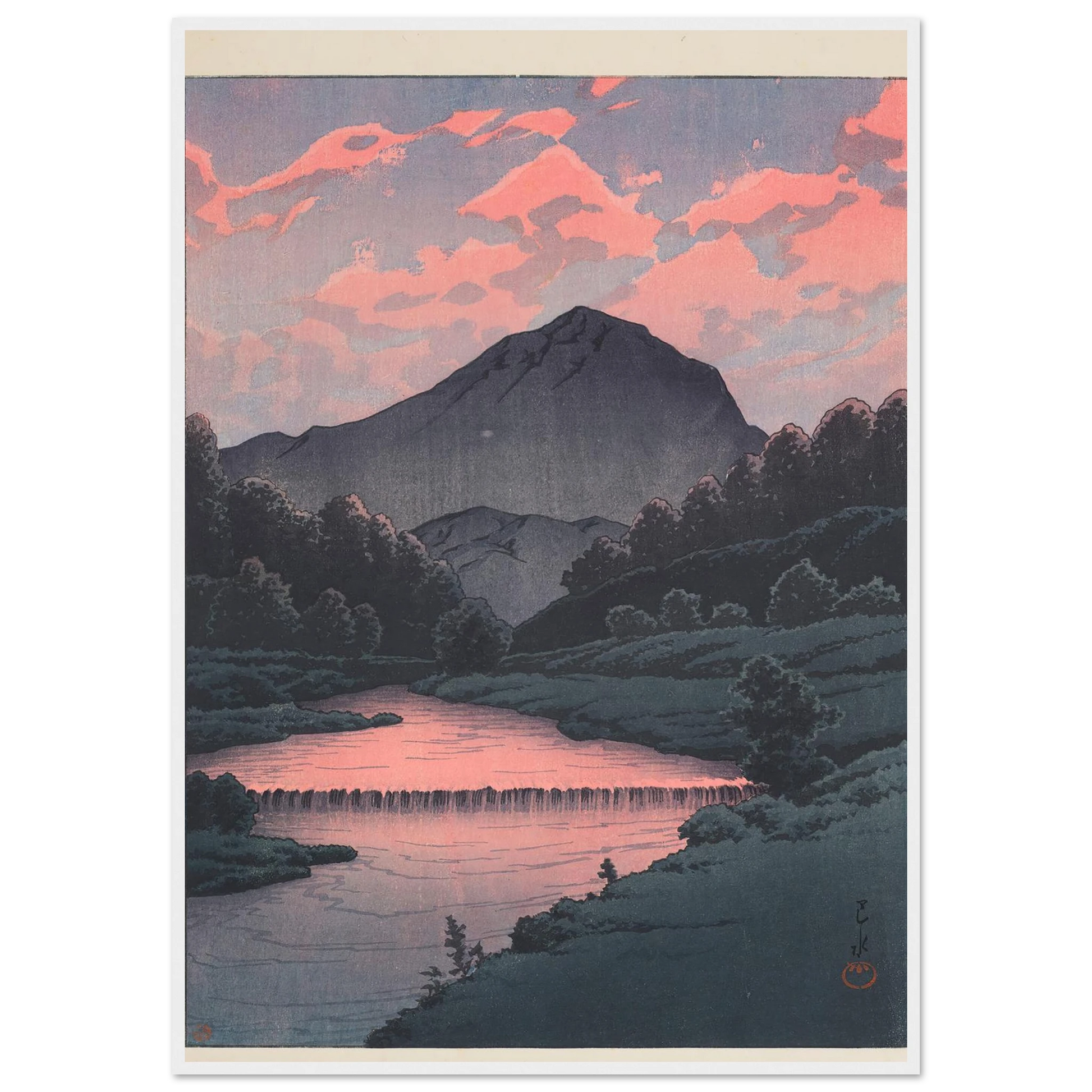 Hida Kamagadake (Mount Kamaga, Hida) (1933) Art Print | Kawase Hasui-Quipham Collections