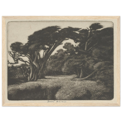 Cypress Bower (1920) Art Print | Ernest Haskell-Quipham Collections