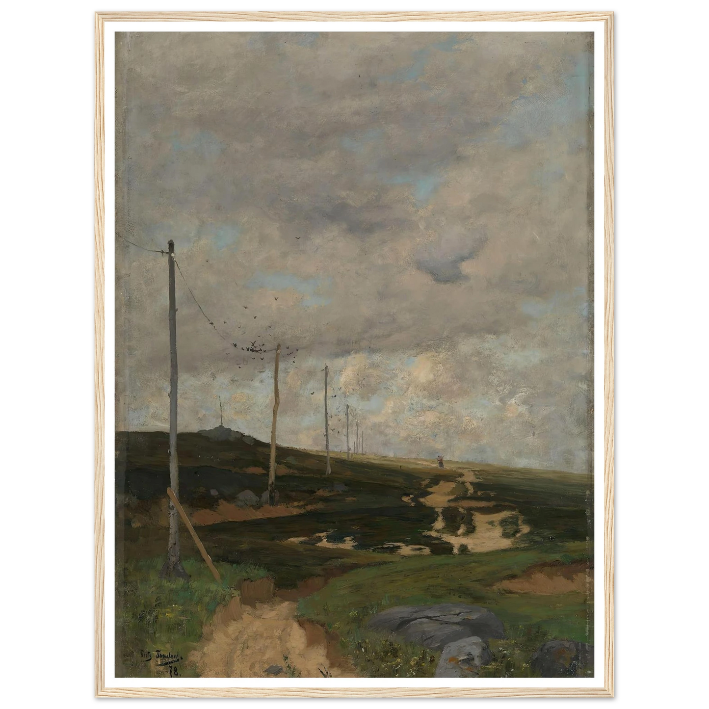 View from Jæren (1878) Art Print | Frits Thaulow-Quipham Collections