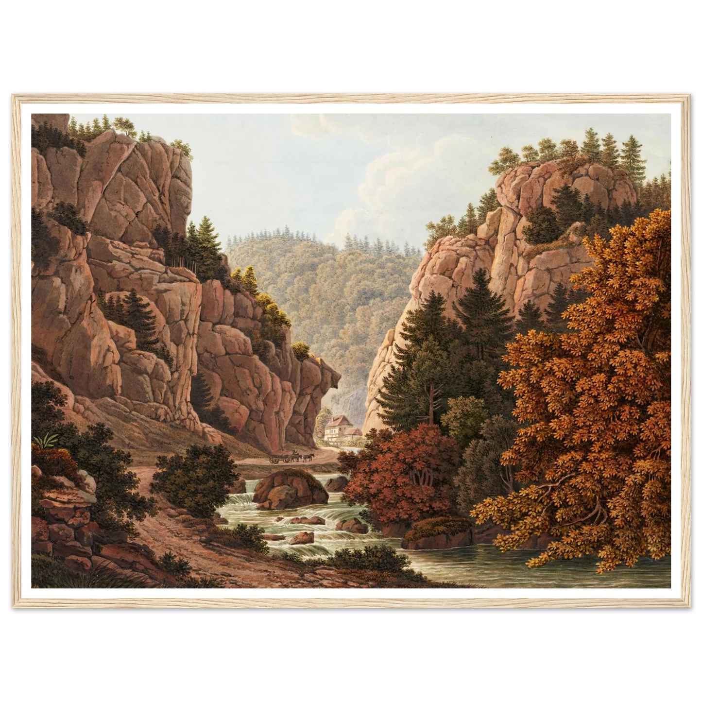 Entrée du Val de Moutier Art Print | Peter Birmann-Quipham Collections