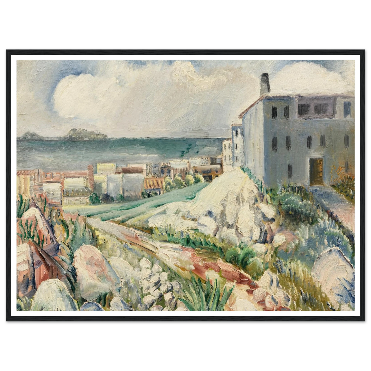 Landschaft bei Marseille (1930) Art Print | Paul Kleinschmidt-Quipham Collections