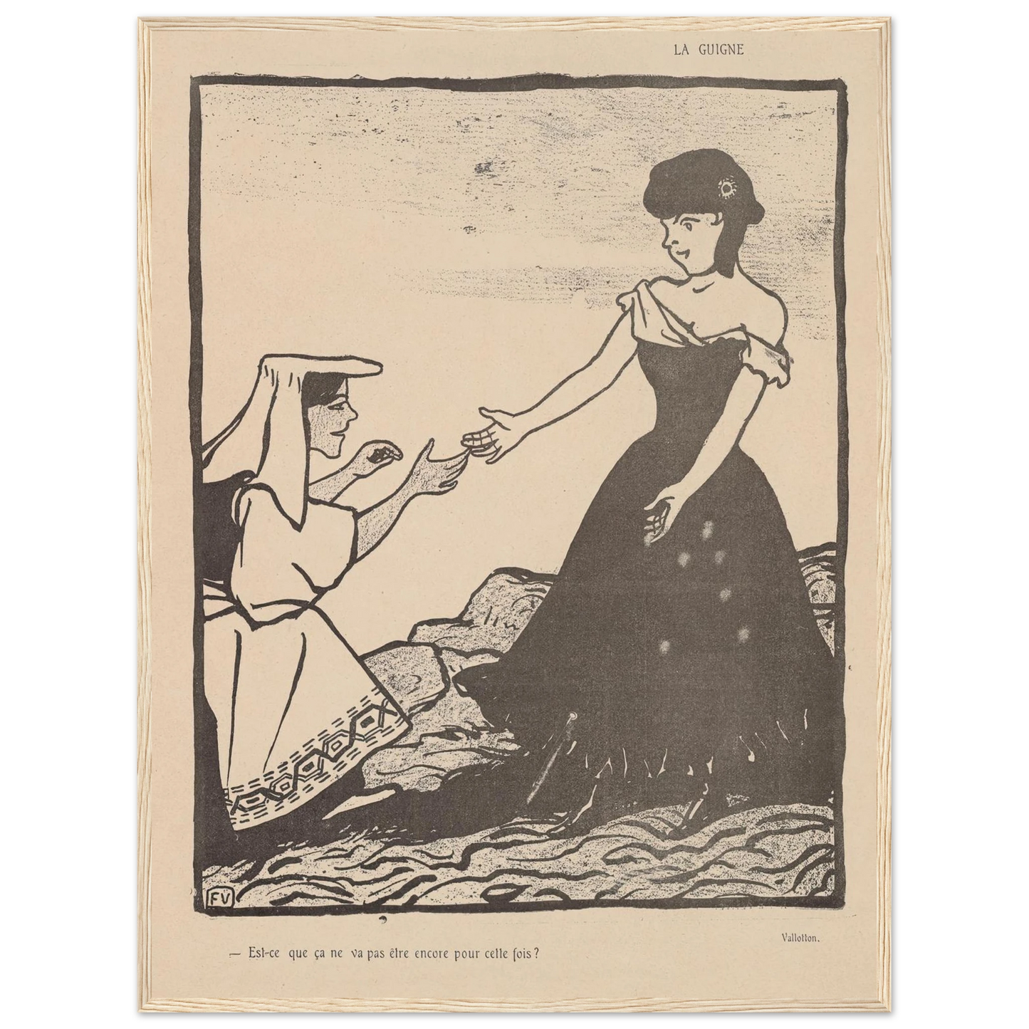 25 juillet 1903 Art Print | Felix Vallotton-Quipham Collections