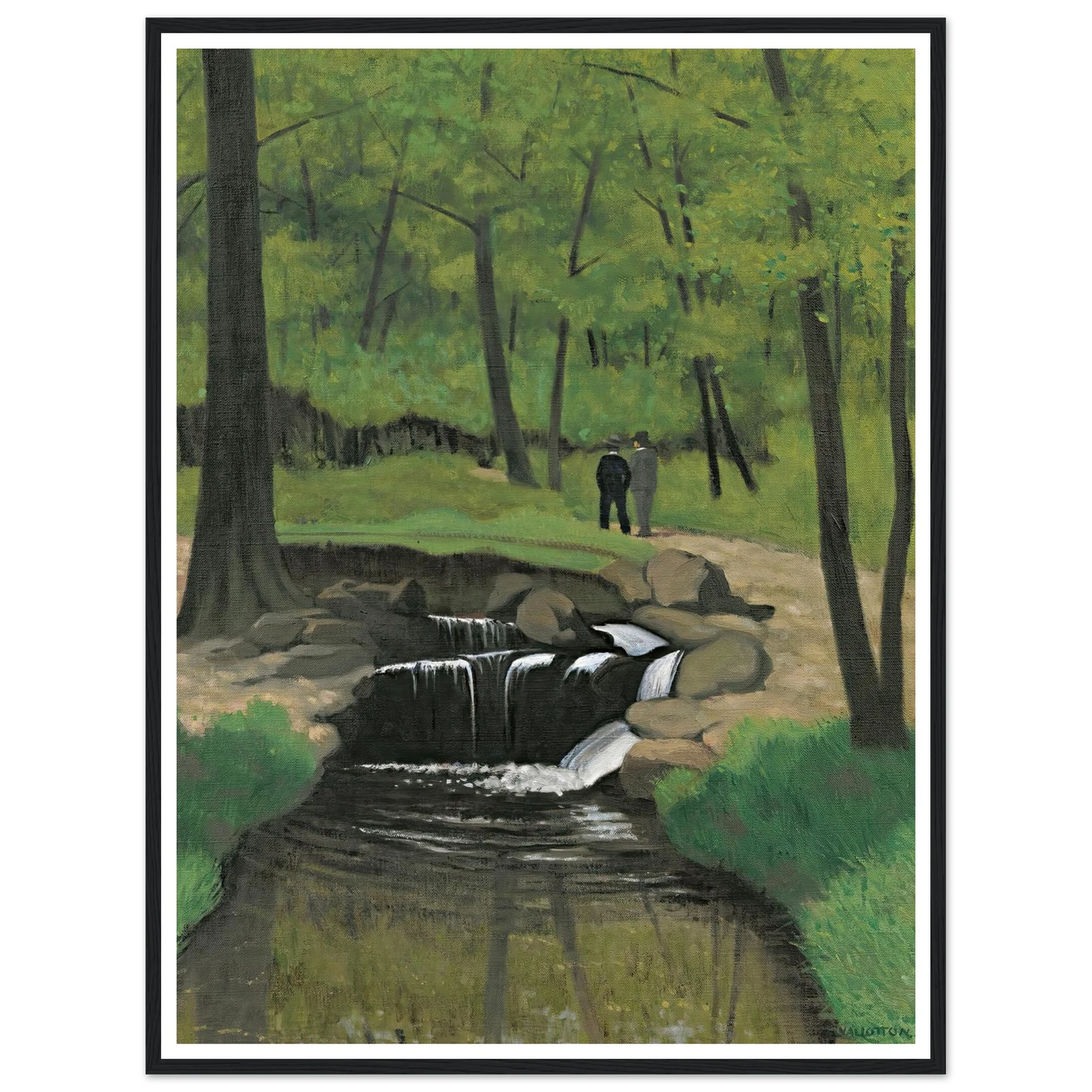 The Woods Of Boulogne (1921) Art Print | Felix Vallotton-Quipham Collections