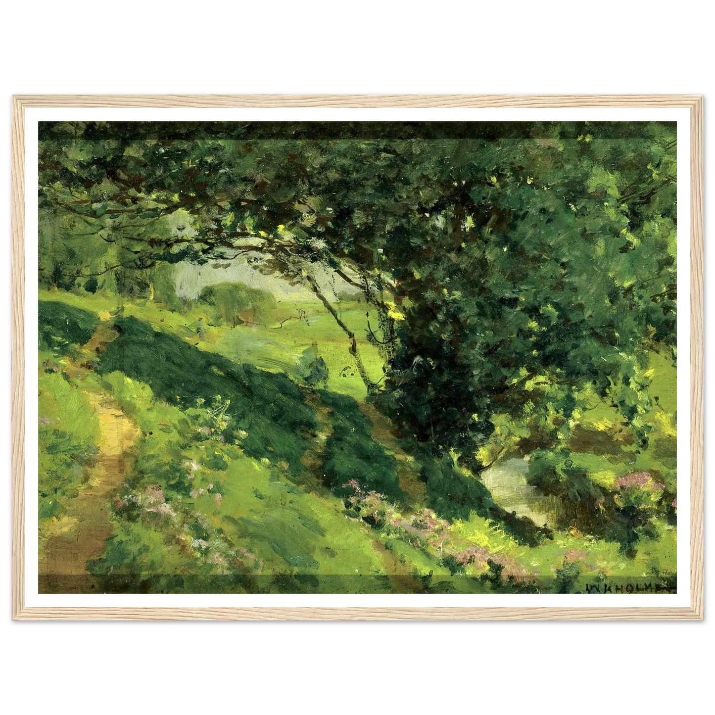 Original Sketch Of ‘the Wanderlusters’ Rest’ (ca. 1915) Art Print | William Henry Holmes-Quipham Collections