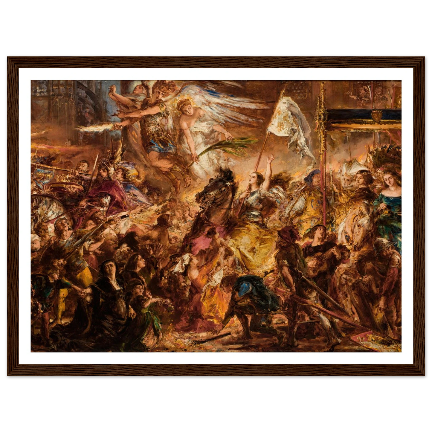The Maid of Orleans (1883) Art Print | Jan Matejko-Quipham Collections