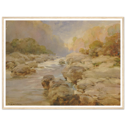 Unmodified Rock Creek, About 1910 (ca. 1910) Art Print | William Henry Holmes-Quipham Collections