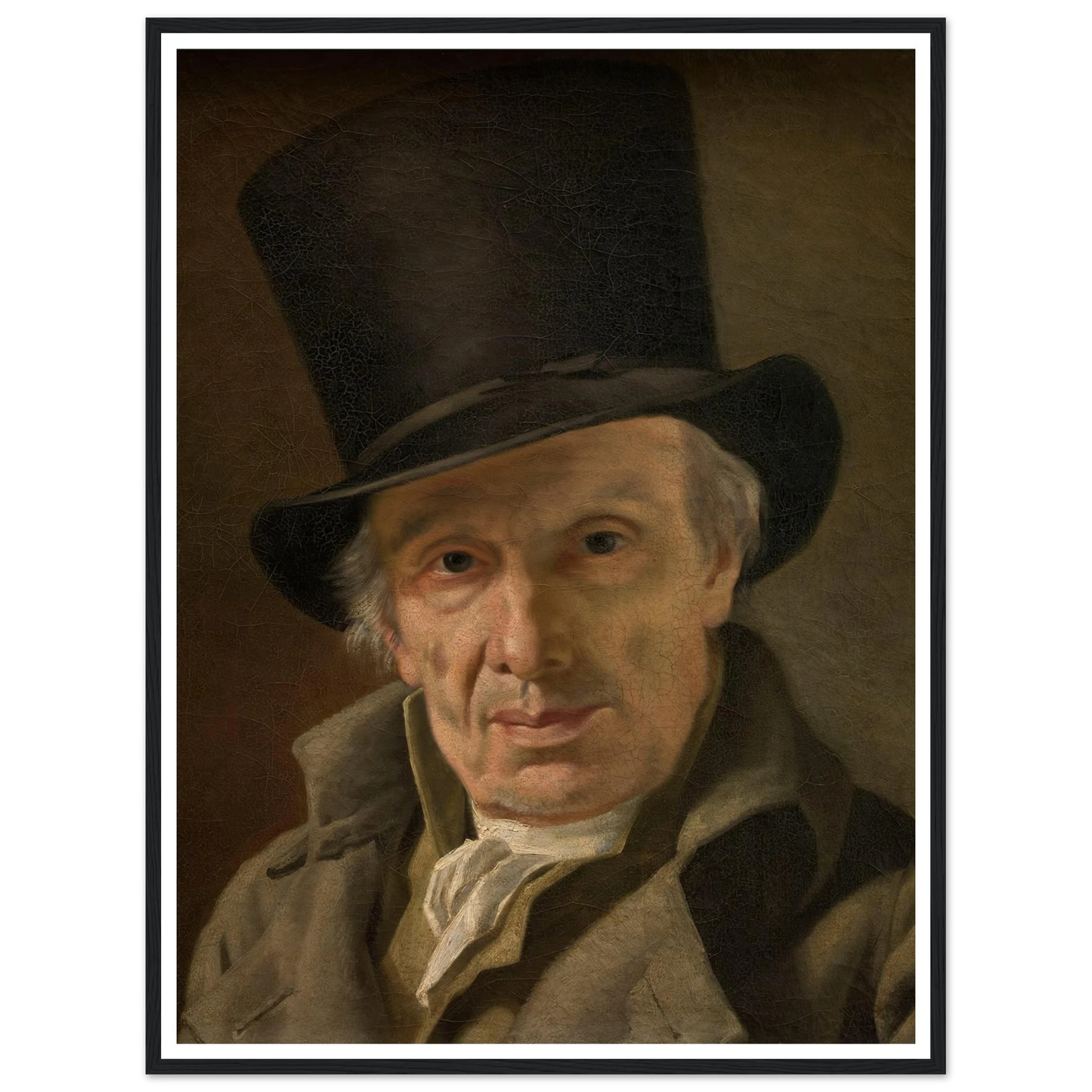 Man in a Hat Art Print | Jacques Louis David-Quipham Collections