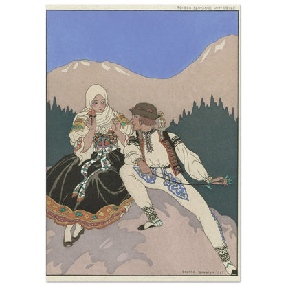Le Langage des Fleurs (1921) Art Print | George Barbier-Quipham Collections