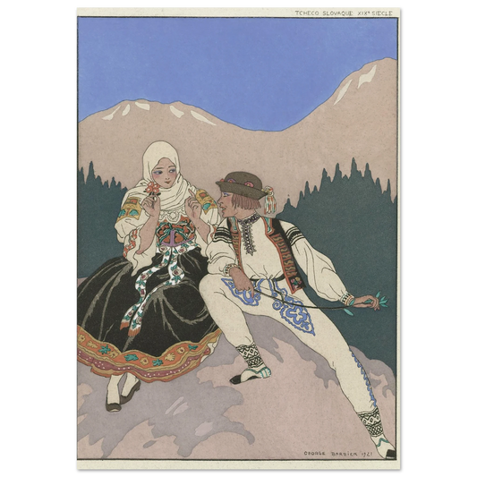 Le Langage des Fleurs (1921) Art Print | George Barbier-Quipham Collections