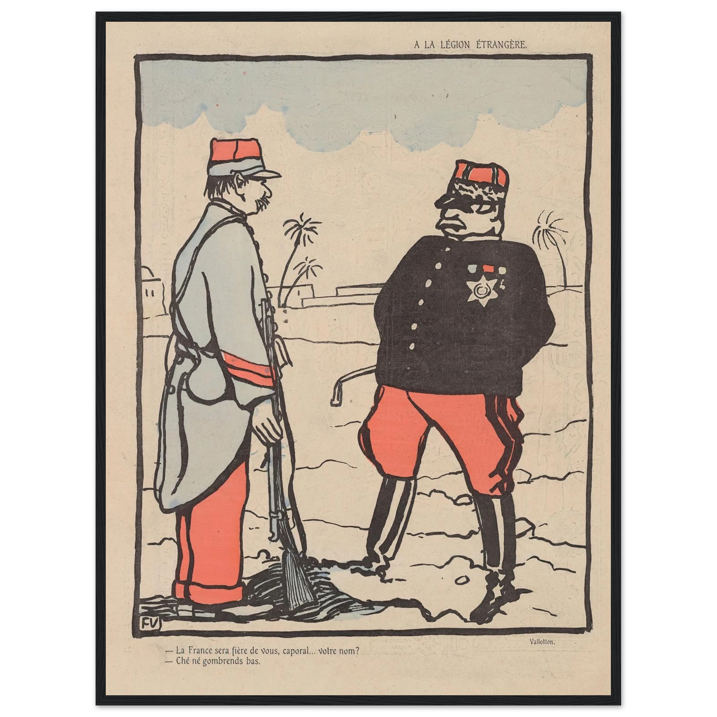 20 juin 1903 Art Print | Felix Vallotton-Quipham Collections