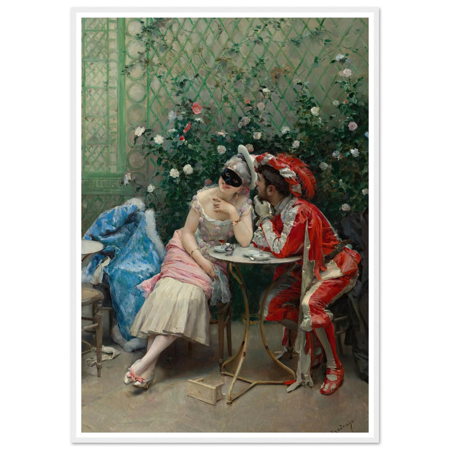 Masqueraders (1875–78) Art Print | Raimundo de Madrazo y Garreta-Quipham Collections