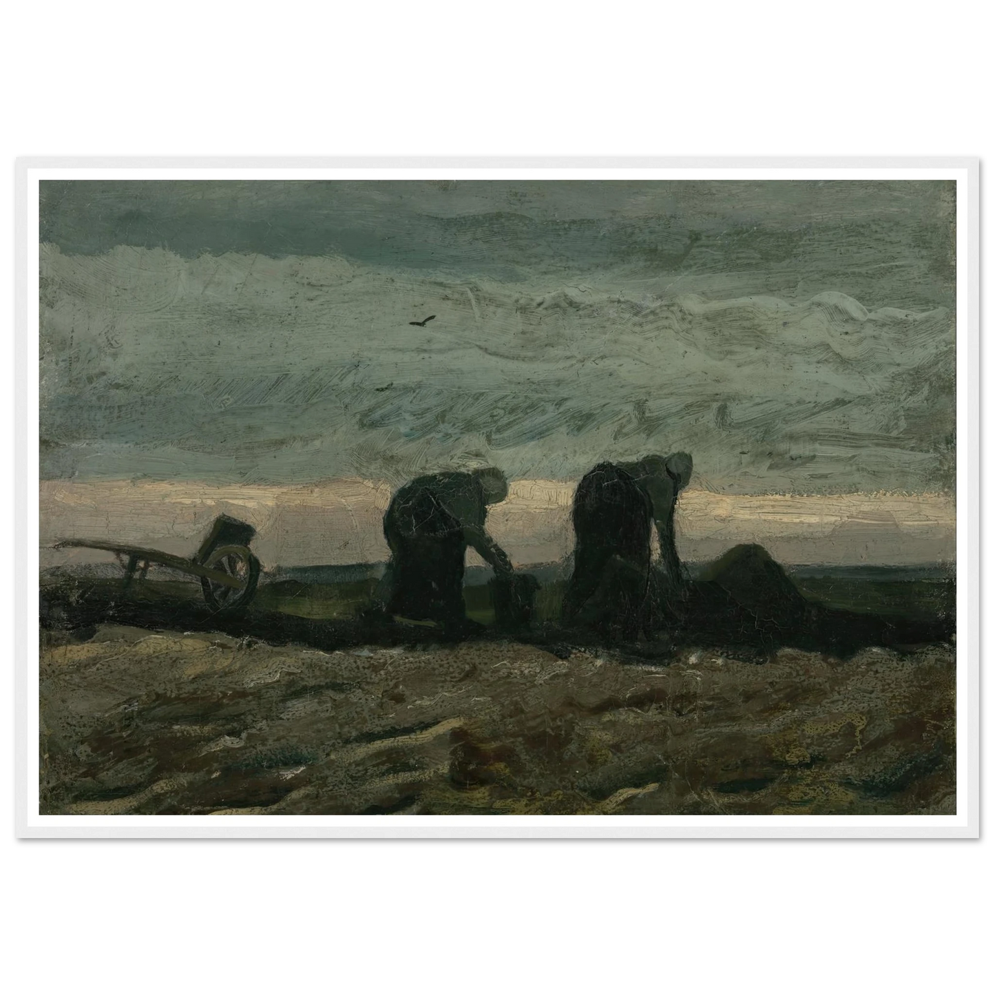 Two women on the heath (1883) Art Print | Vincent van Gogh-Quipham Collections