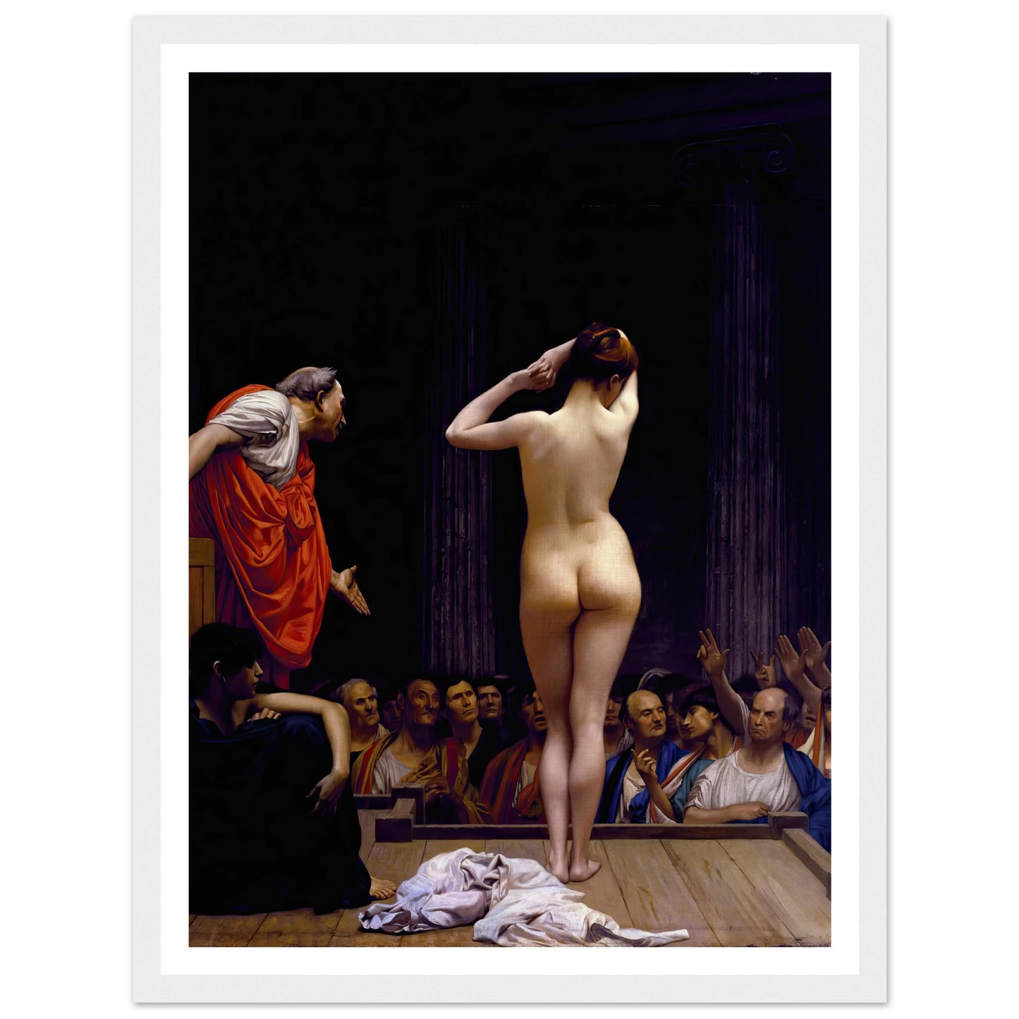 A Roman Slave Market (ca 1884) Art Print | Jean Leon Gerome-Quipham Collections