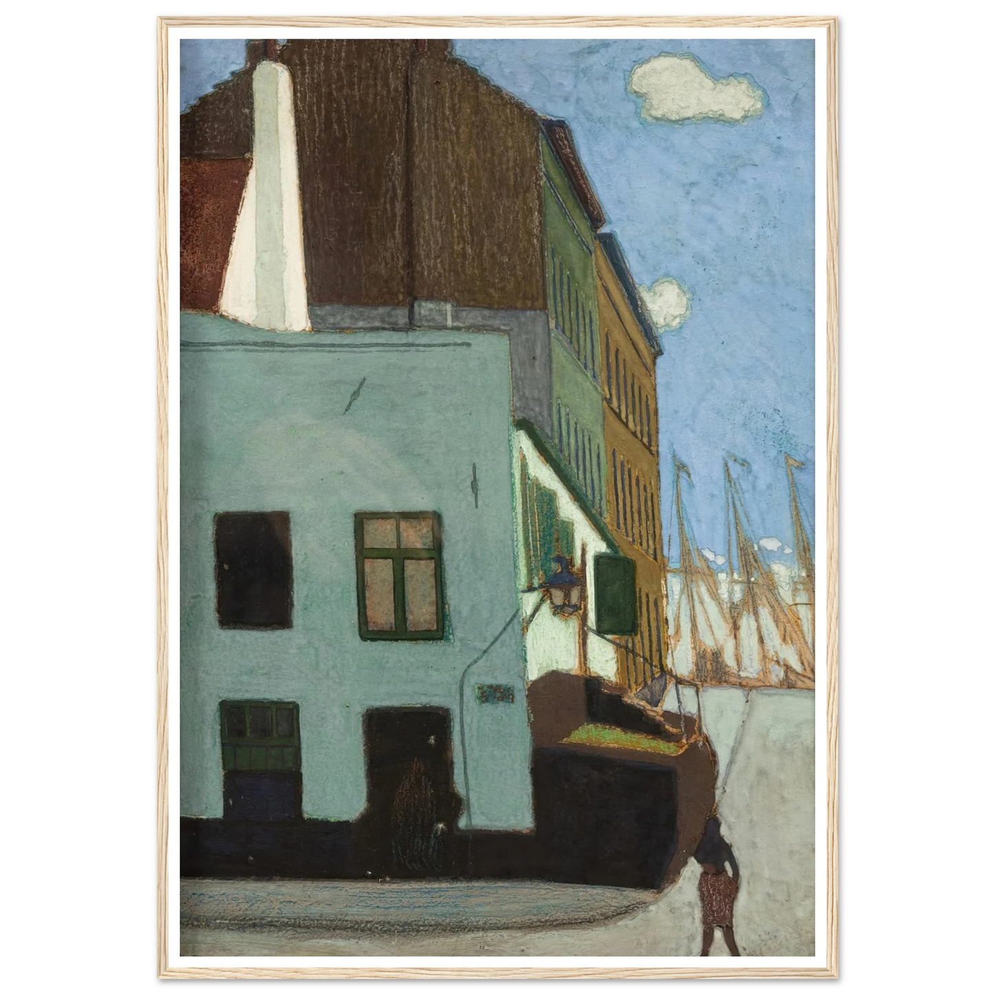 De Preekstoel, Ostende (circa 1911-1913) Art Print | Leon Spilliaert-Quipham Collections
