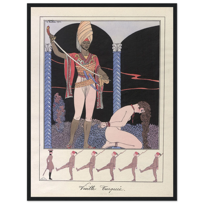 Vieille Turquie (L’exécution) (1915) Art Print | George Barbier-Quipham Collections