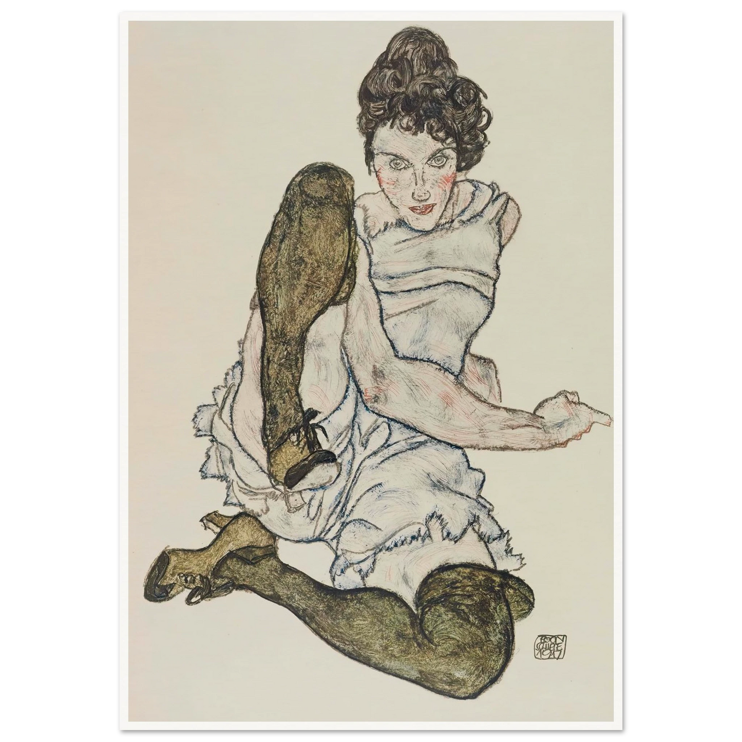 Handzeichnungen (1920) Art Print | Egon Schiele-Quipham Collections
