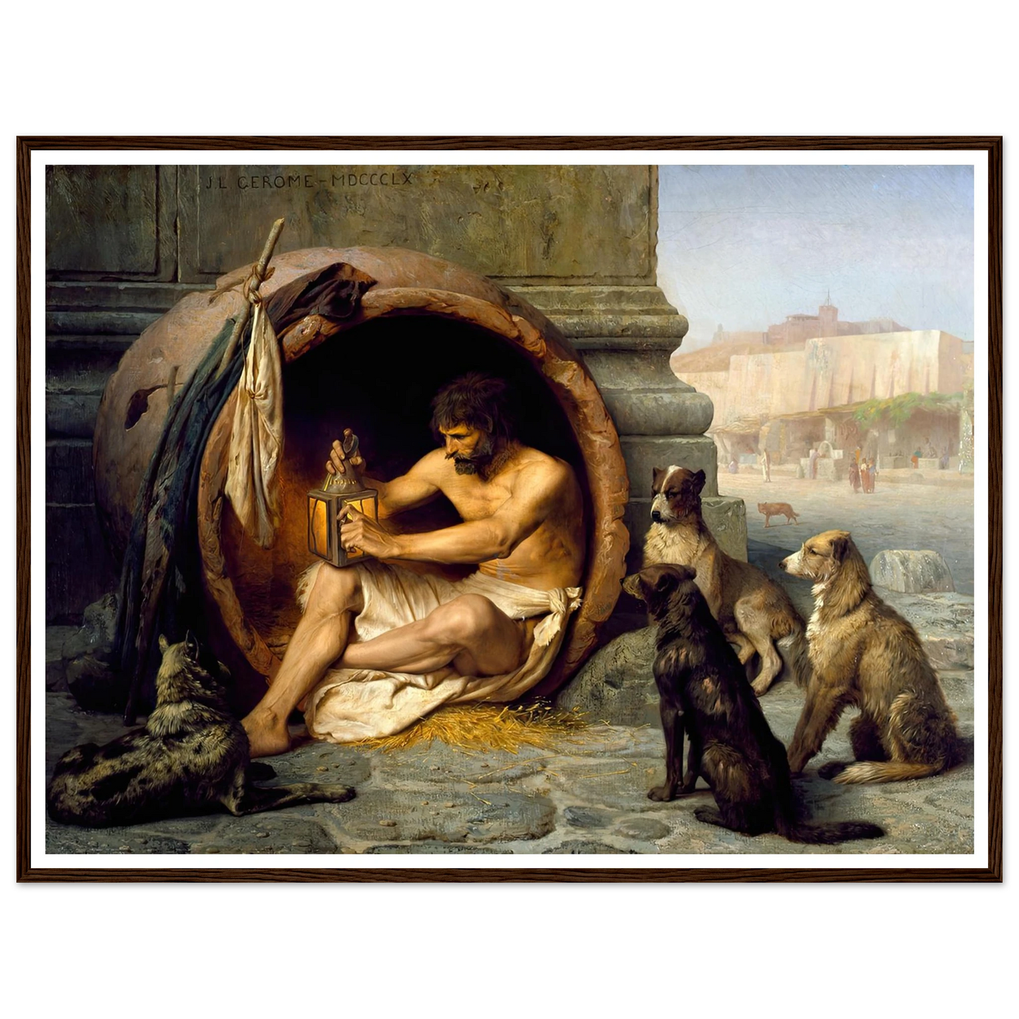 Diogenes (1860) Art Print | Jean Leon Gerome-Quipham Collections