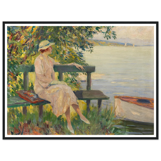 The green bench (1920) Art Print | Edward Cucue-Quipham Collections