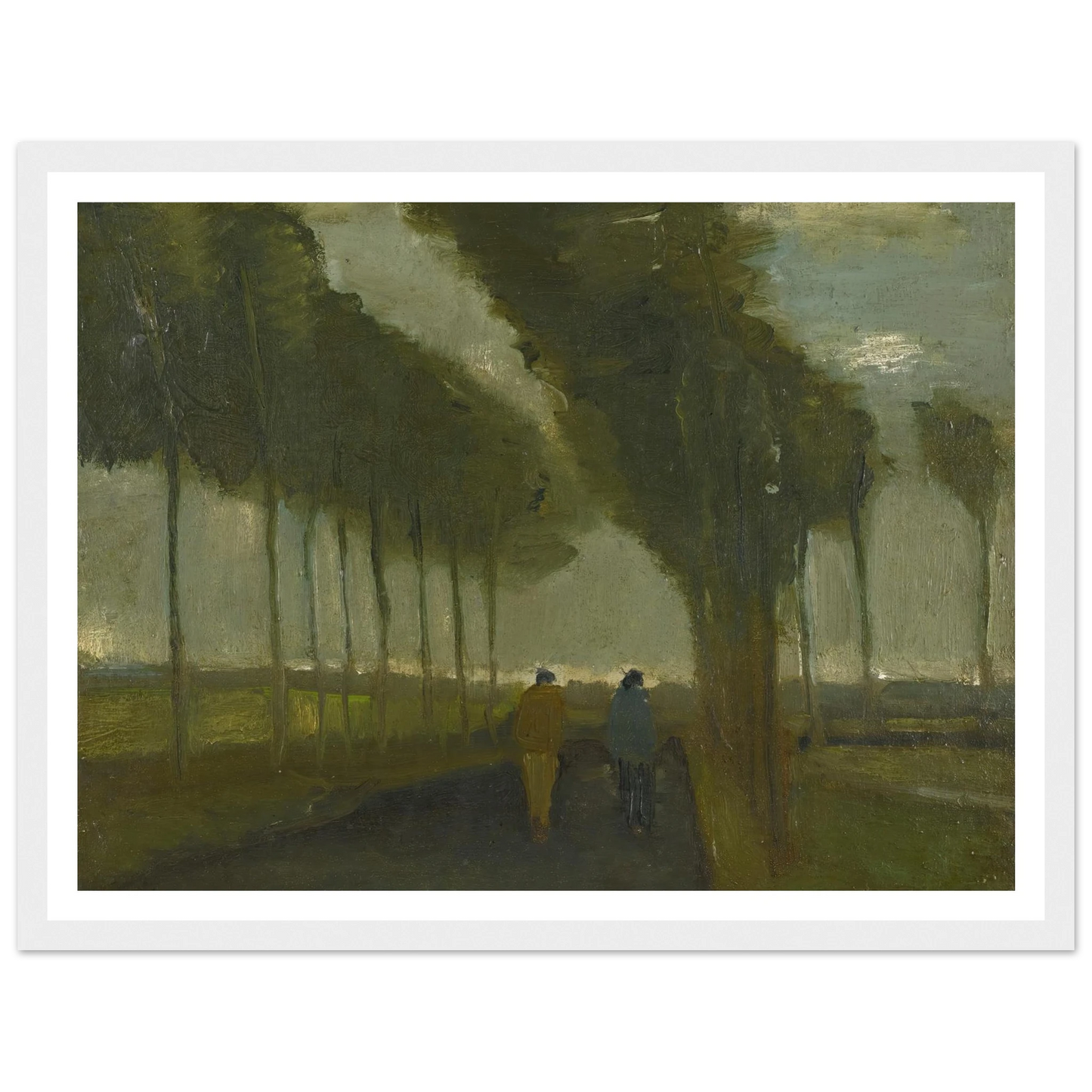 L’allée Aux Deux Promeneurs (1883) Art Print | Vincent van Gogh-Quipham Collections