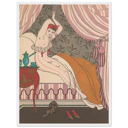La Belle Matineuse (1914) Art Print | George Barbier-Quipham Collections