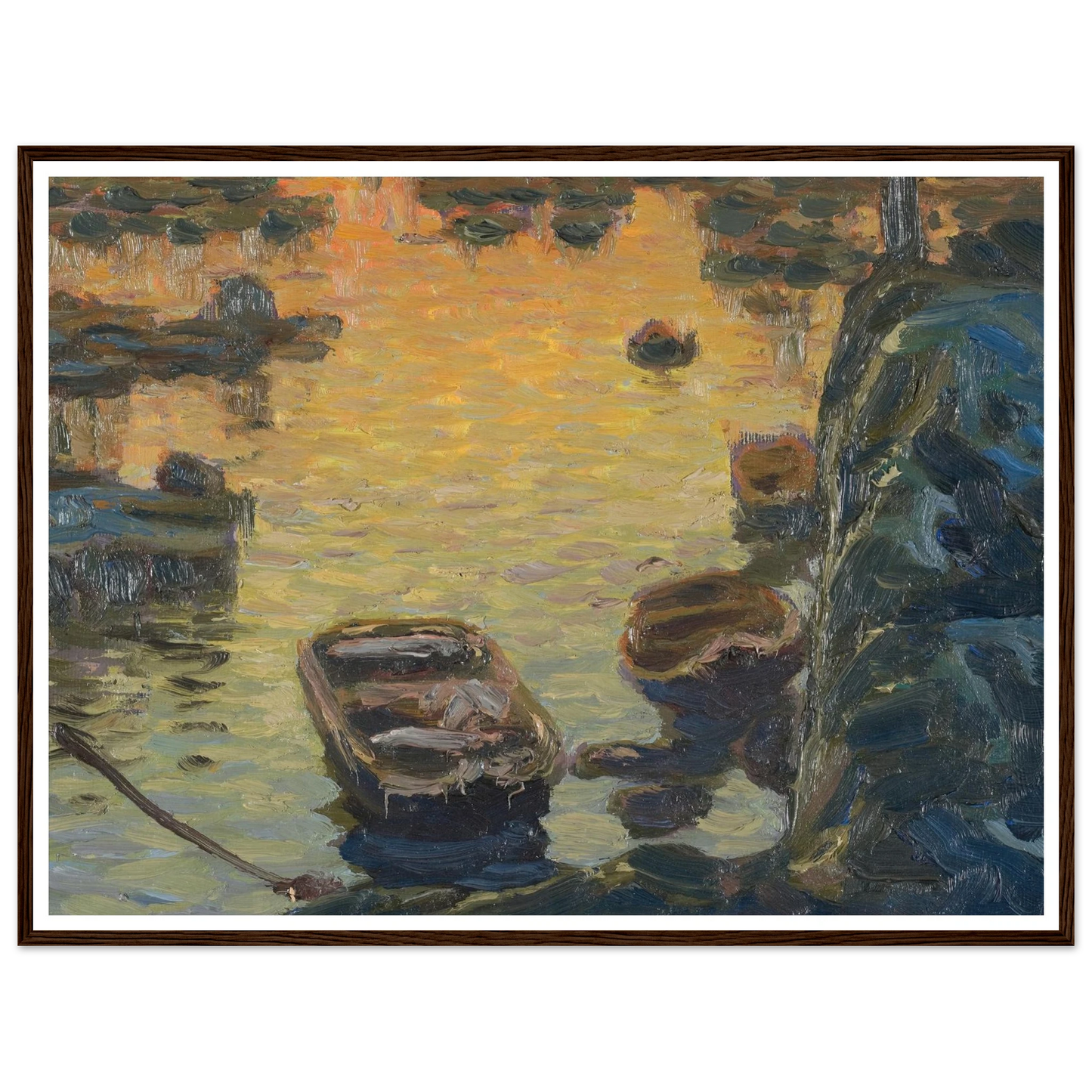 A Spring Night during the Fishing Season (1910) Art Print | Anna Boberg-Quipham Collections