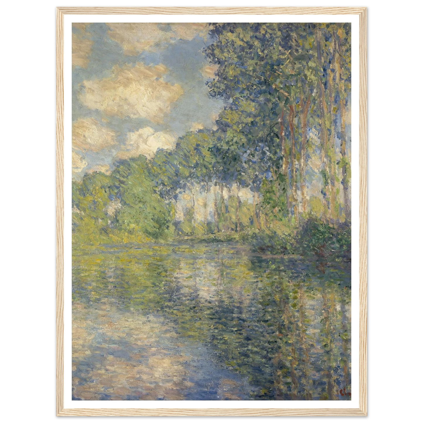 Poplars on the Epte (1891) Art Print | Claude Monet-Quipham Collections