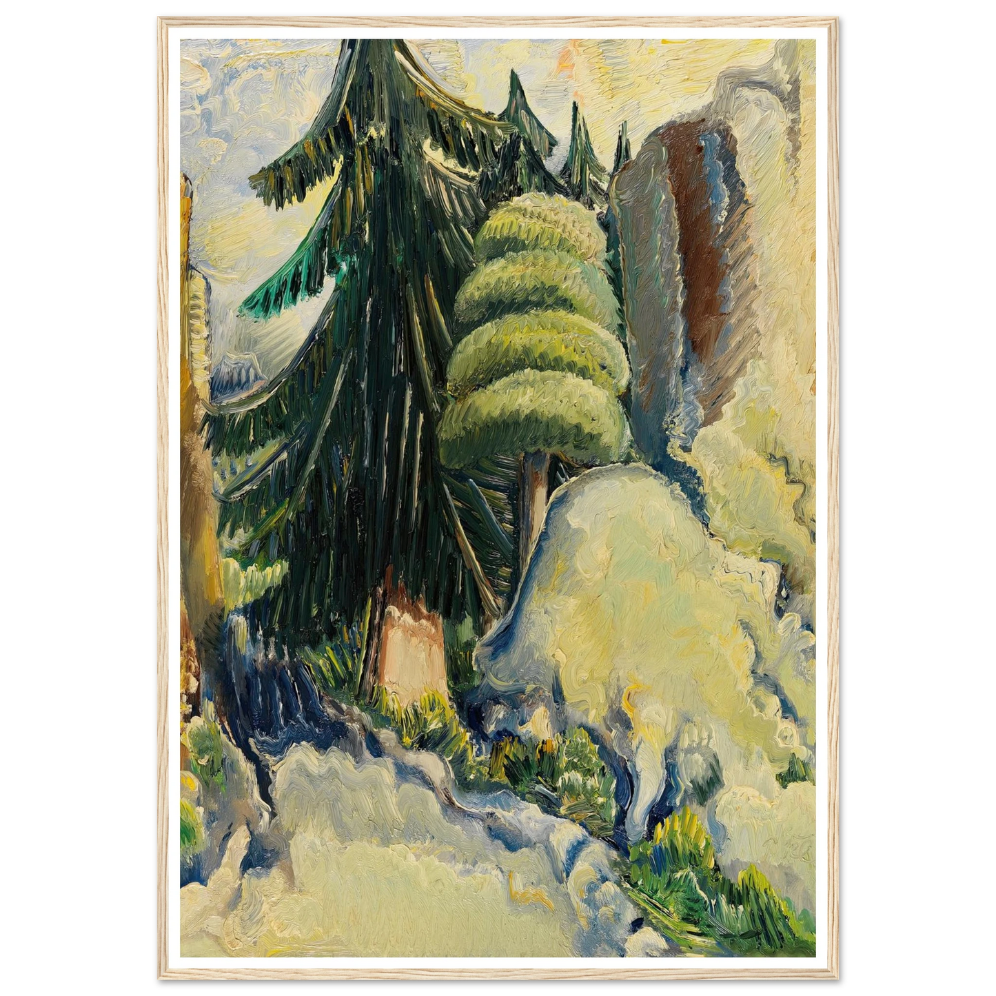Baumlandschaft (1937) Art Print | Paul Kleinschmidt-Quipham Collections