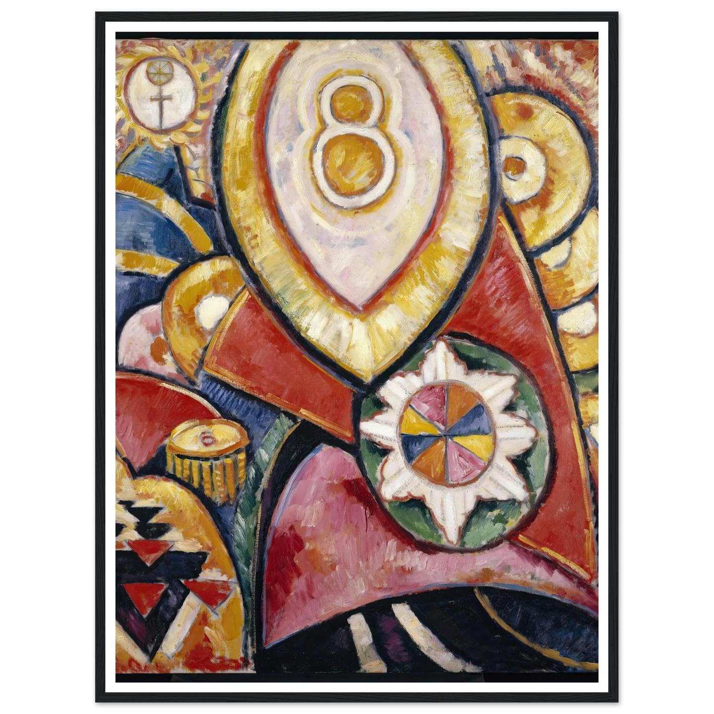 Painting No. 48 (1913) Art Print | Marsden Hartley-Quipham Collections