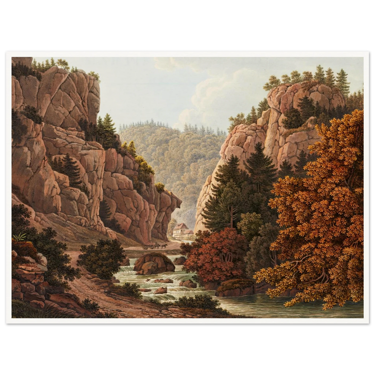 Entrée du Val de Moutier Art Print | Peter Birmann-Quipham Collections