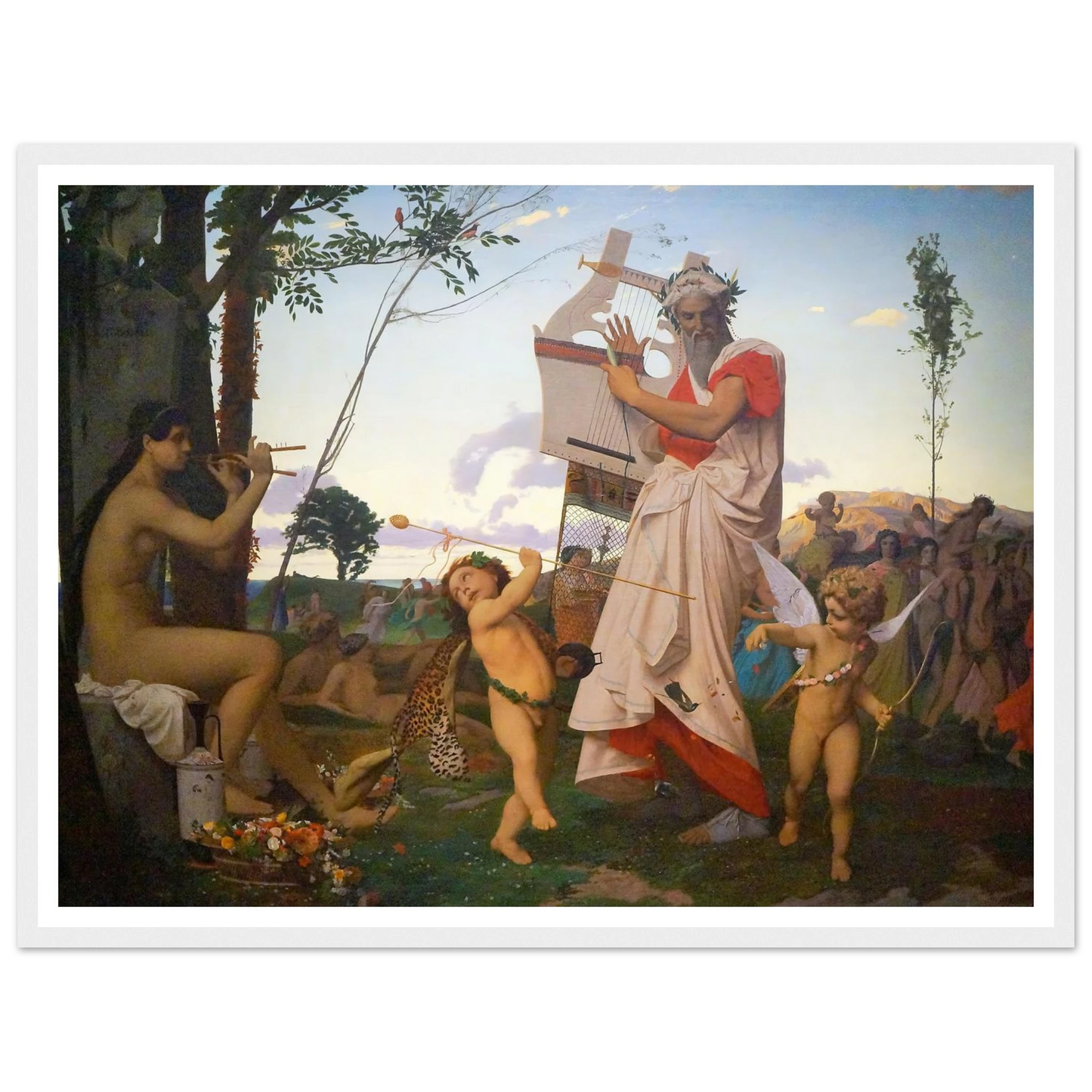 Anacréon Bacchus Et L’amour Art Print | Jean Leon Gerome-Quipham Collections