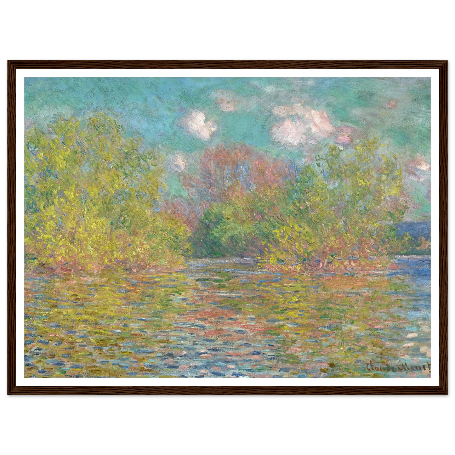 La Seine près de Giverny (1888) Art Print | Claude Monet-Quipham Collections