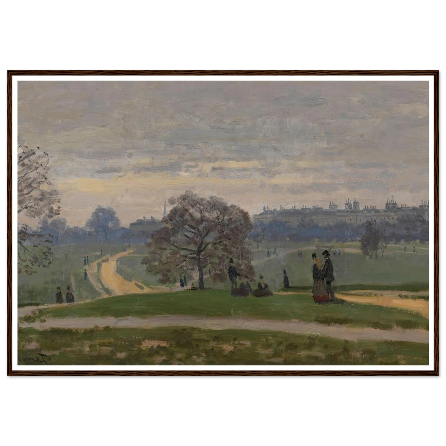 Hyde Park, London (circa 1871) Art Print | Claude Monet-Quipham Collections