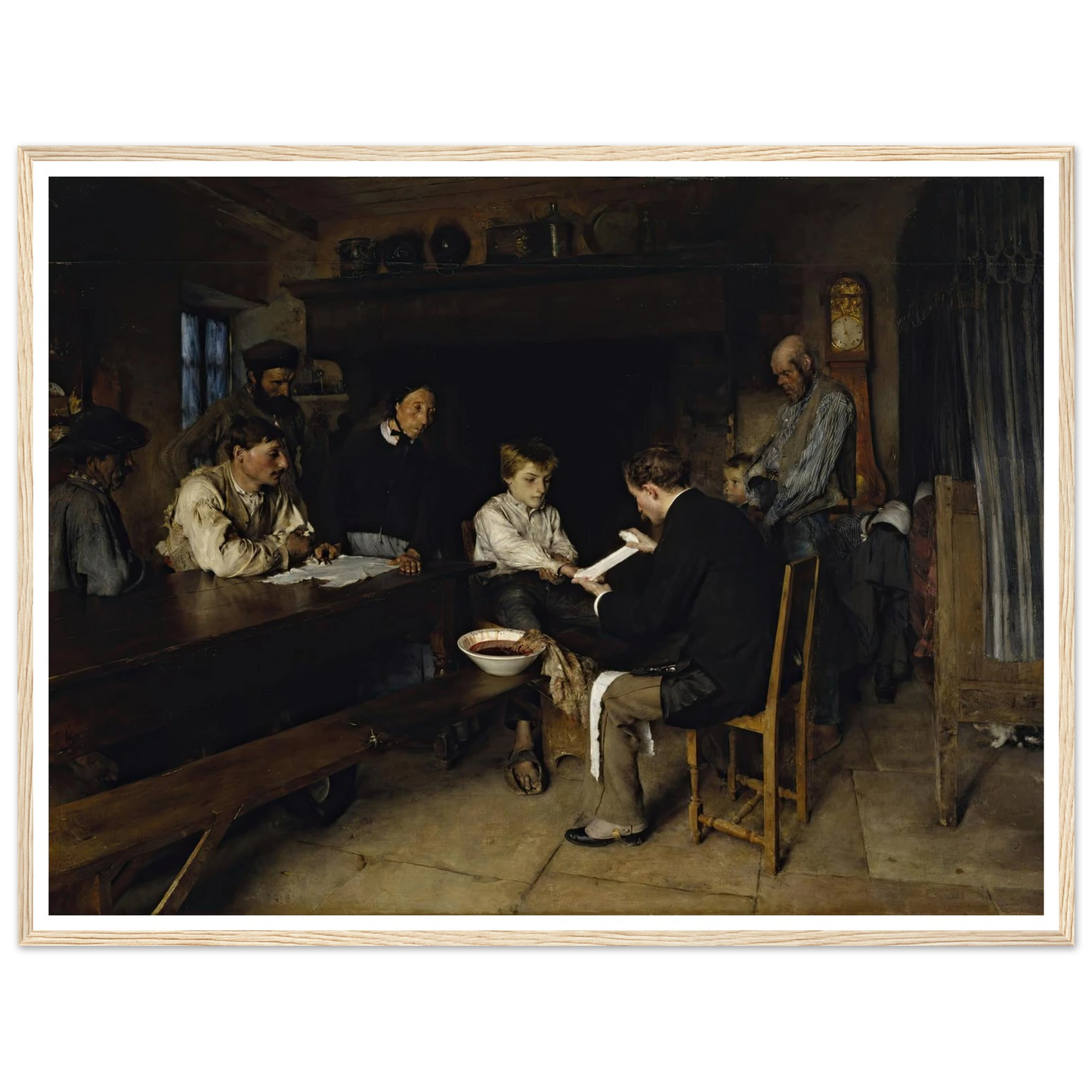 An Accident (1879) Art Print | Pascal Adolphe Jean Dagnan Bouveret-Quipham Collections