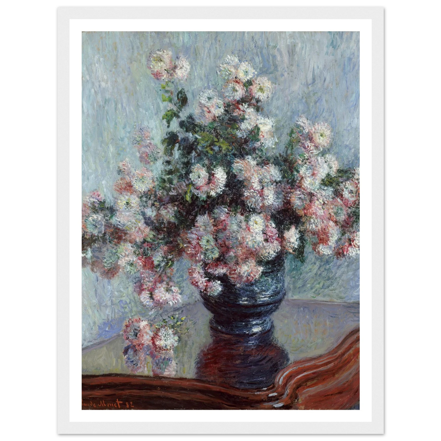 Chrysanthemums (1882) Art Print | Claude Monet-Quipham Collections