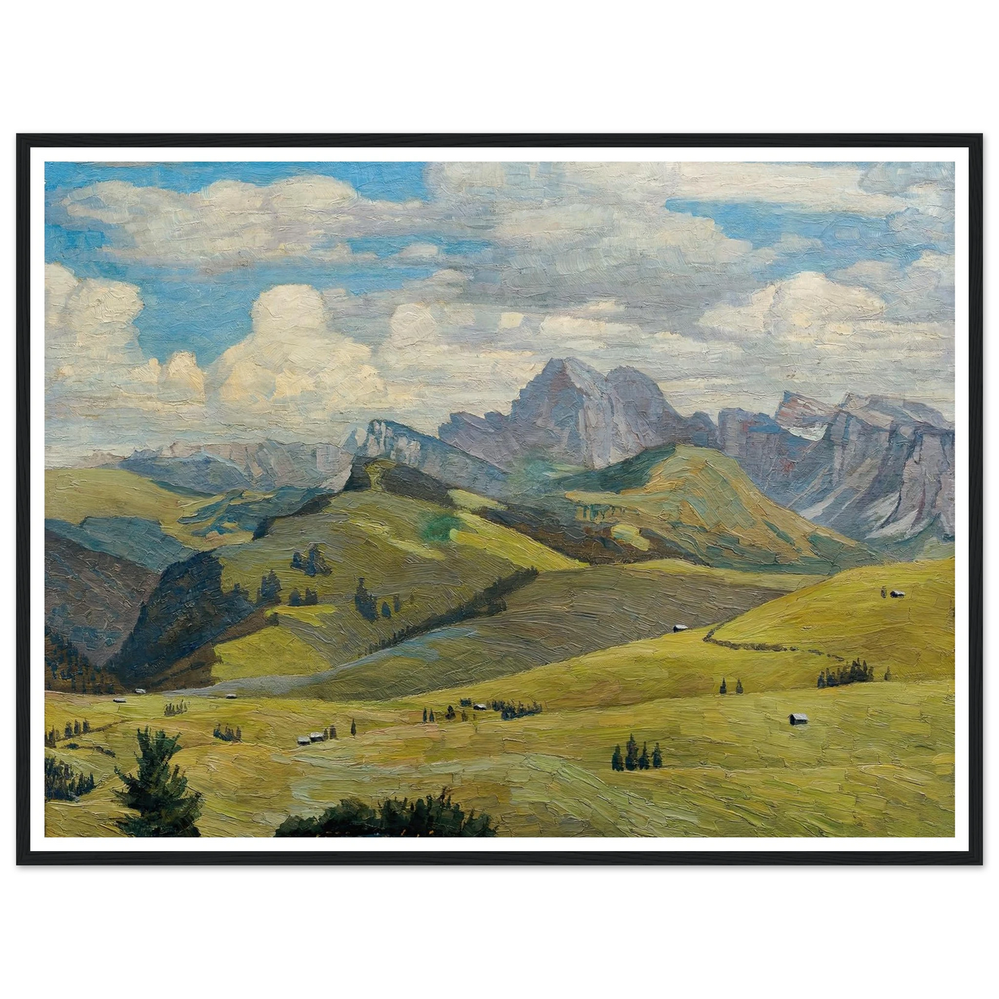Seiser Alm (Südtirol) (1914) Art Print | Max Kahrer-Quipham Collections